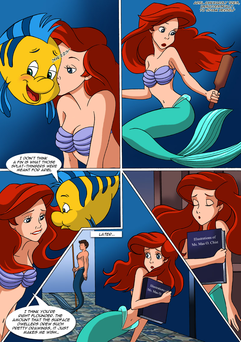A New Discovery for Ariel (Little Mermaid) by Palcomix