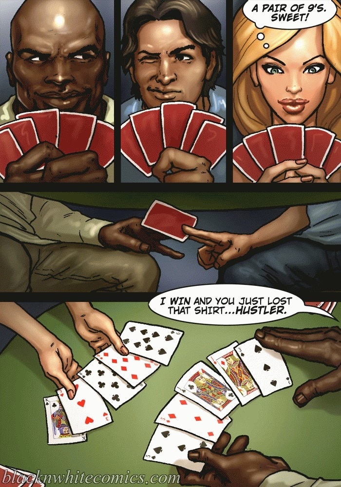 The Poker Game- BlackNwhite