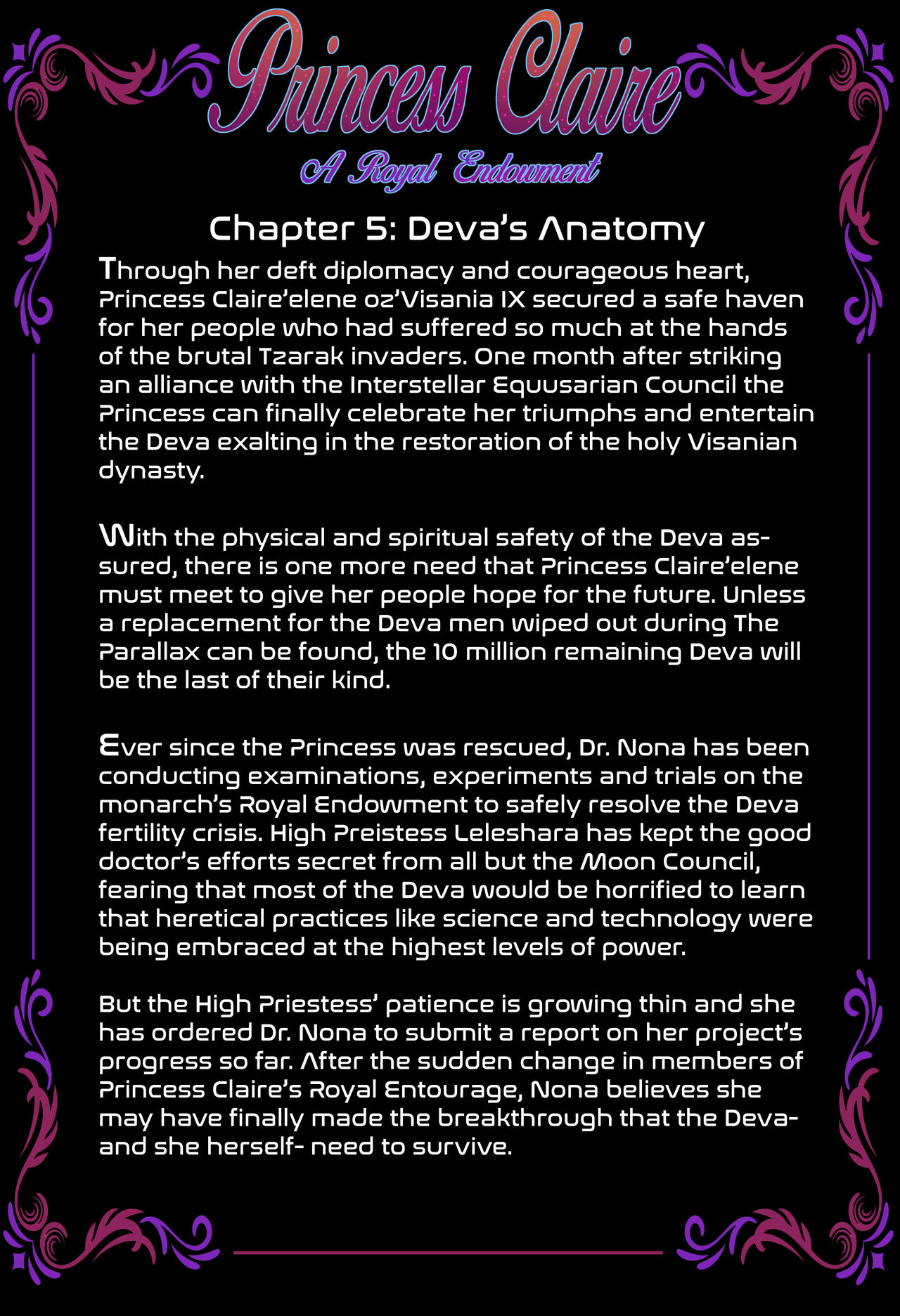 Princess Claire 5 – Deva’s Anatomy