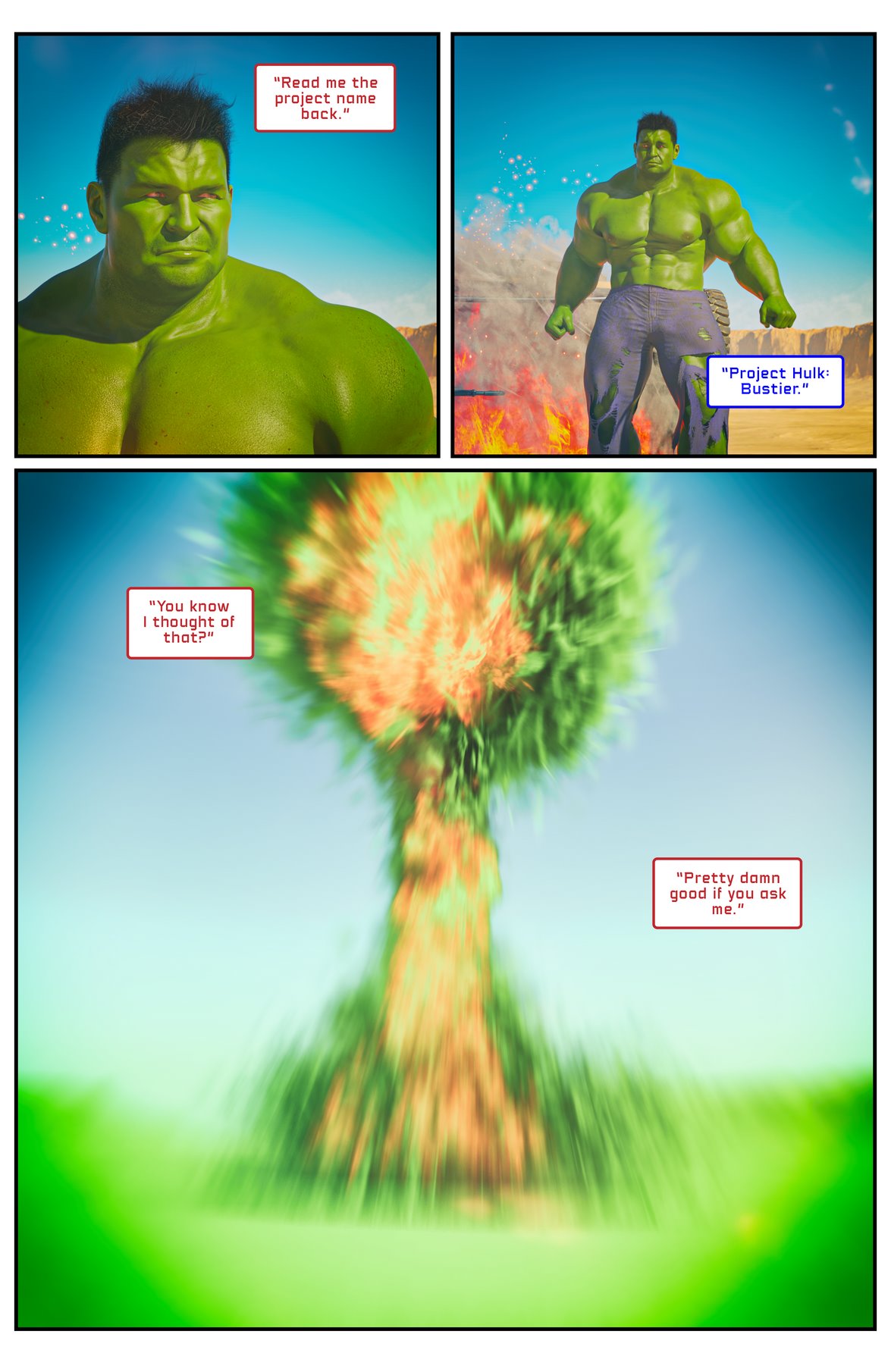 Hulk – Bustier
